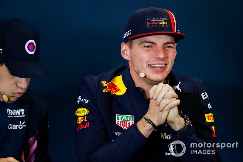 Press conference, Max Verstappen, Red Bull Racing
