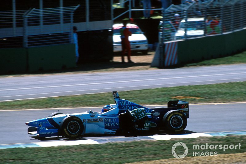 Jean Alesi, Benetton B196, al GP d'Australia del 1996