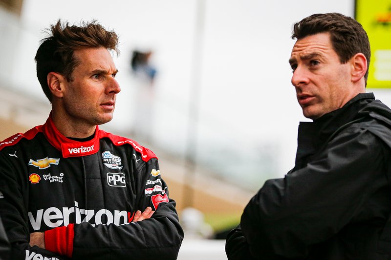 Will Power, Team Penske Chevrolet and Simon Pagenaud, Team Penske Chevrolet