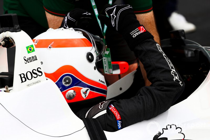 Martin Brundle, Sky TV getting into the McLaren MP4/4