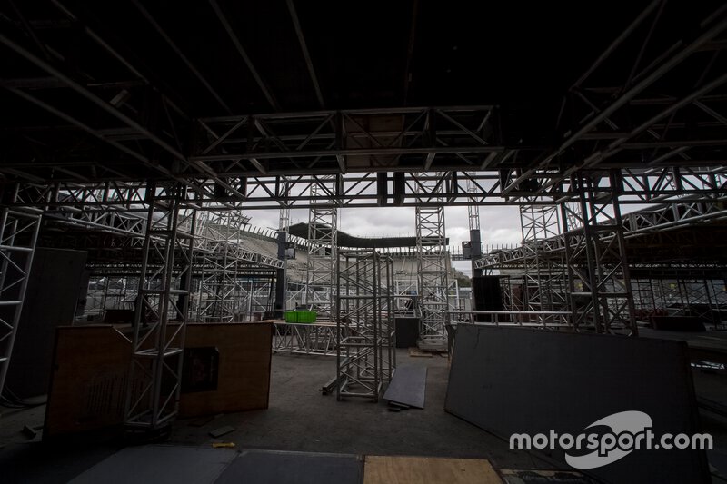 Preparativos para la F1 en el Autódromo Hermanos Rodríguez