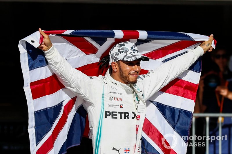 Lewis Hamilton feiert seinen sechsten WM-Titel