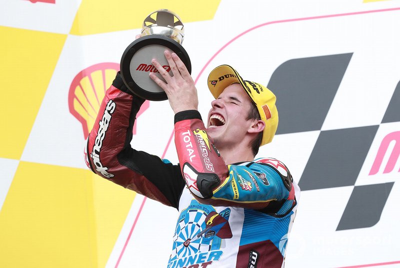 Podio: segundo lugar Alex Marquez, Marc VDS Racing