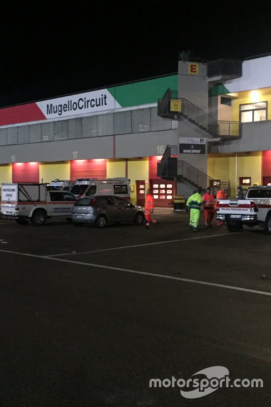 Asistencia en el Circuito Mugello, por Protección Civil