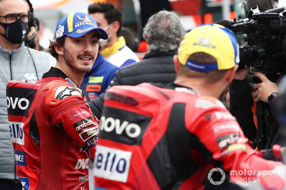 Polesitter Francesco Bagnaia, Ducati Team