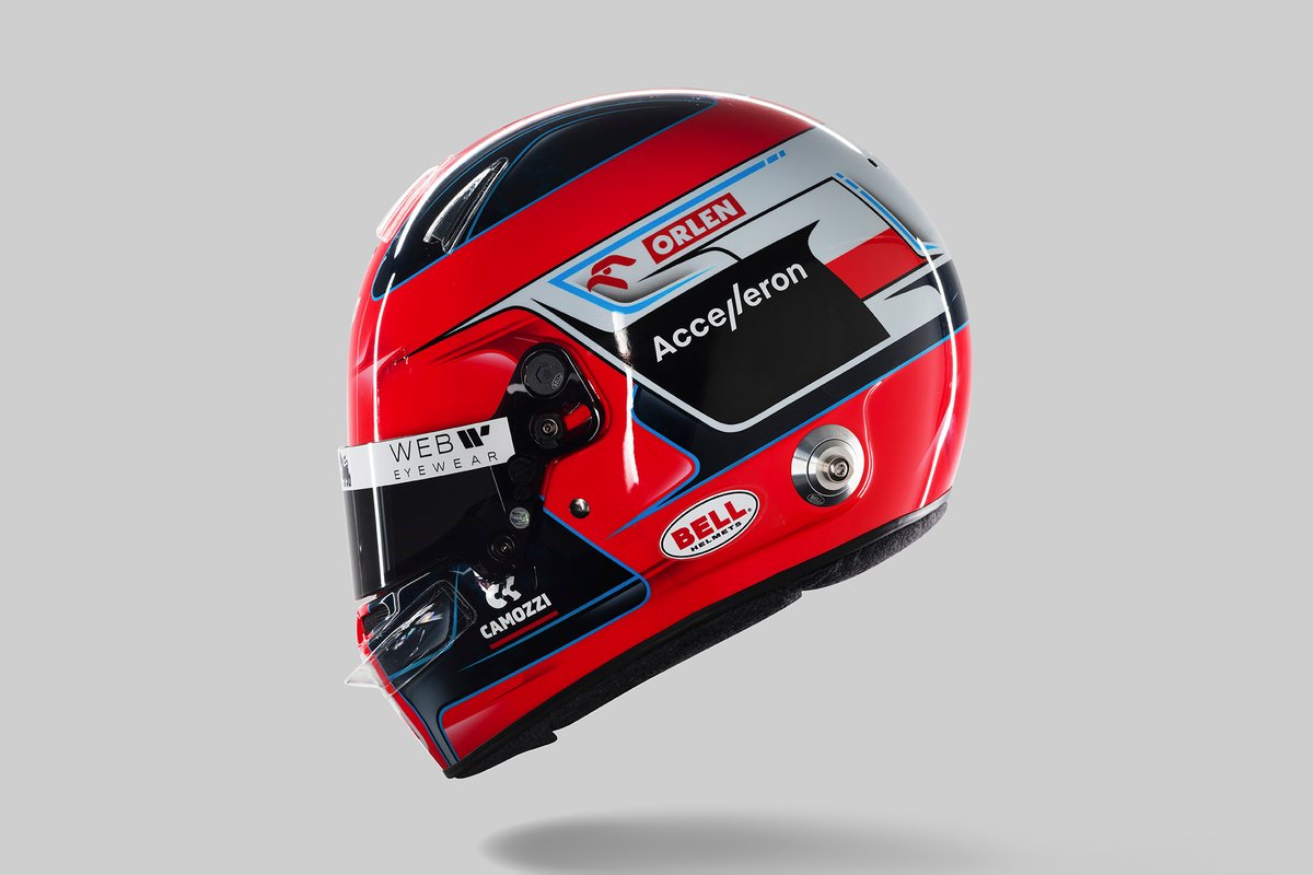 Helmet of Robert Kubica, Alfa Romeo