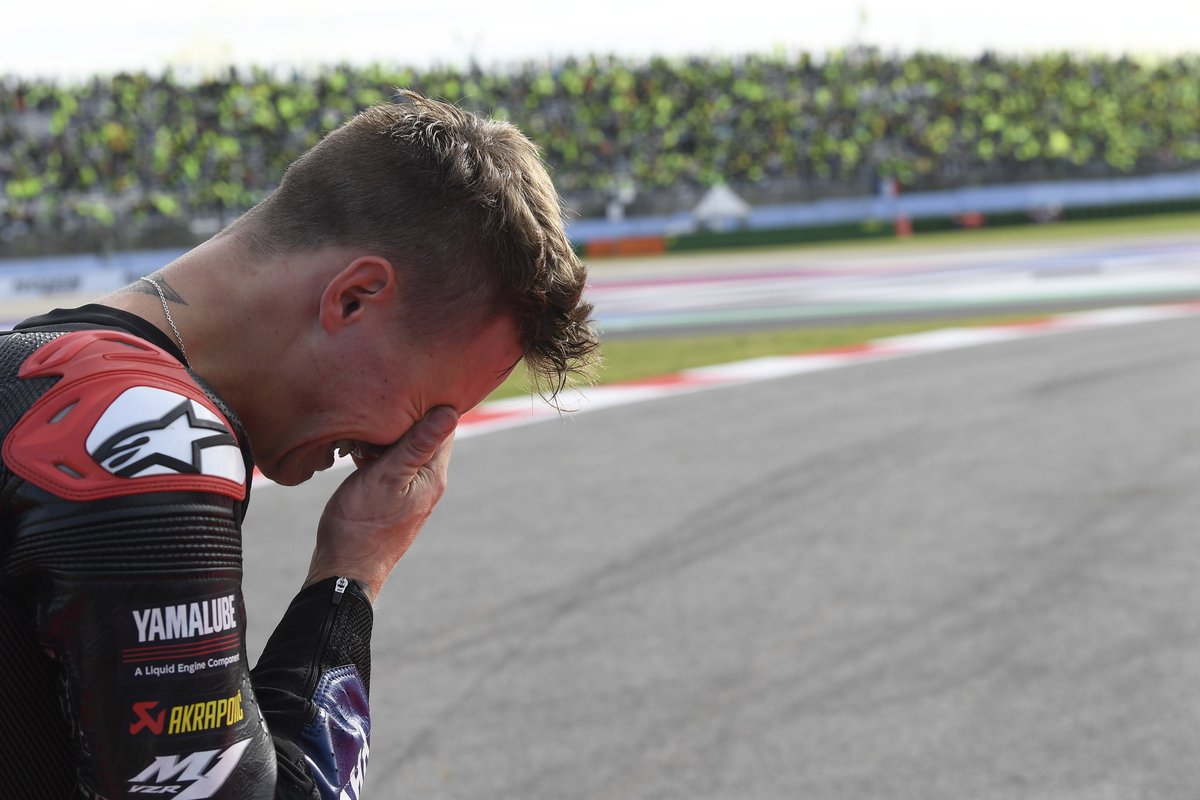 El campeón del mundo Fabio Quartararo, Yamaha Factory Racing