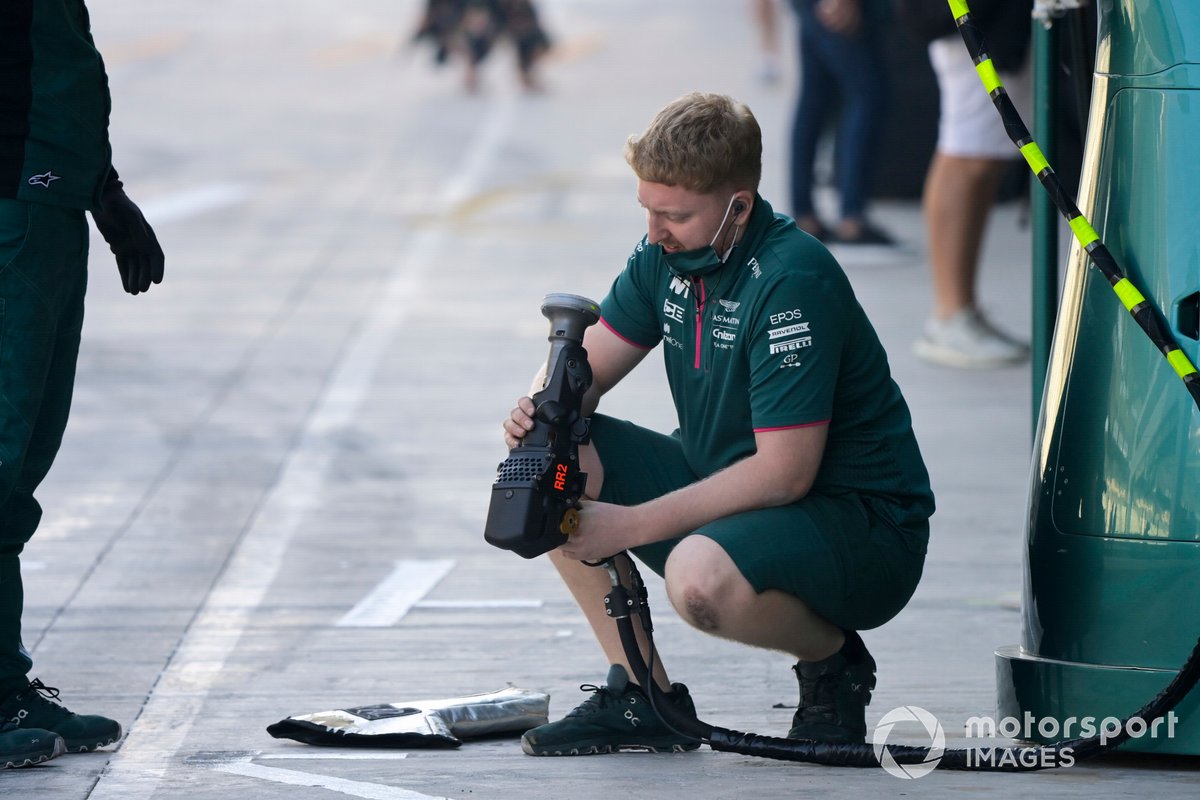 Aston Martin mechanic