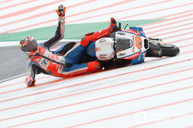 Caída de Jack Miller, Pramac Racing