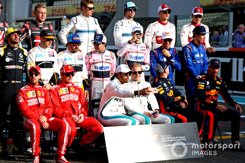 Foto grup pembalap F1 2018