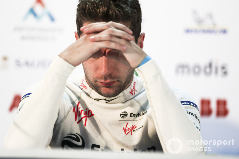 Robin Frijns, Envision Virgin Racing, in the press conference