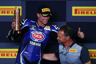 Podio: il terzo classificato Alex Lowes, Pata Yamaha