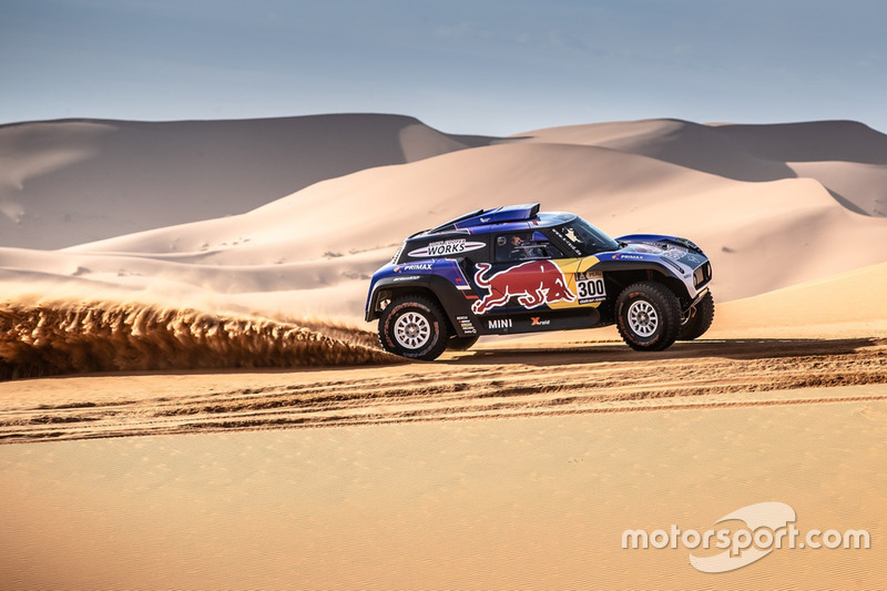 Carlos Sainz, Lucas Cruz, MINI John Cooper Works Buggy, X-raid MINI JCW Team