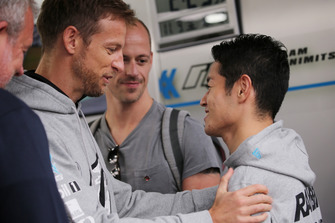 Jenson Button ve Naoki Yamamoto(#100 RAYBRIG NSX-GT)