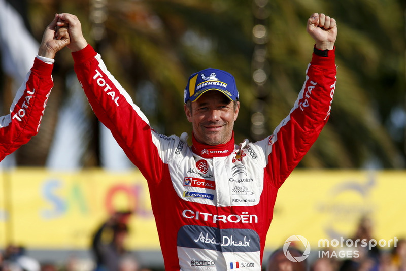 Winner Sébastien Loeb, Citroën World Rally Team Citroën C3 WRC