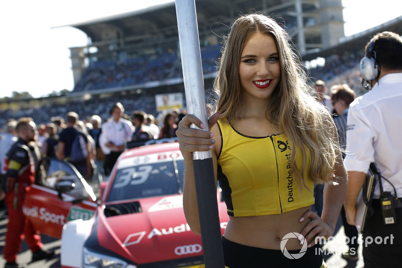 Grid girl van René Rast, Audi Sport Team Rosberg