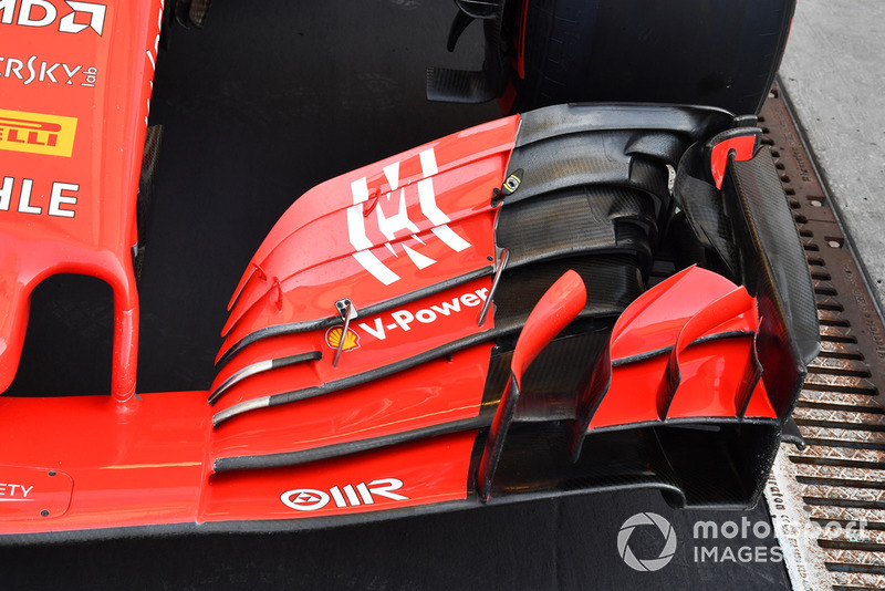 Ferrari SF71H ön kanat detay