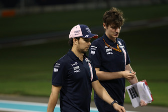 Sergio Perez, Racing Point Force India pist yürüyüşü