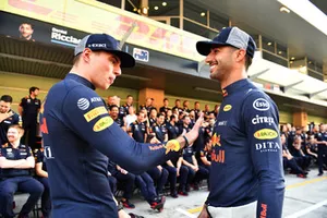 Max Verstappen, Red Bull Racing en Daniel Ricciardo, Red Bull Racing