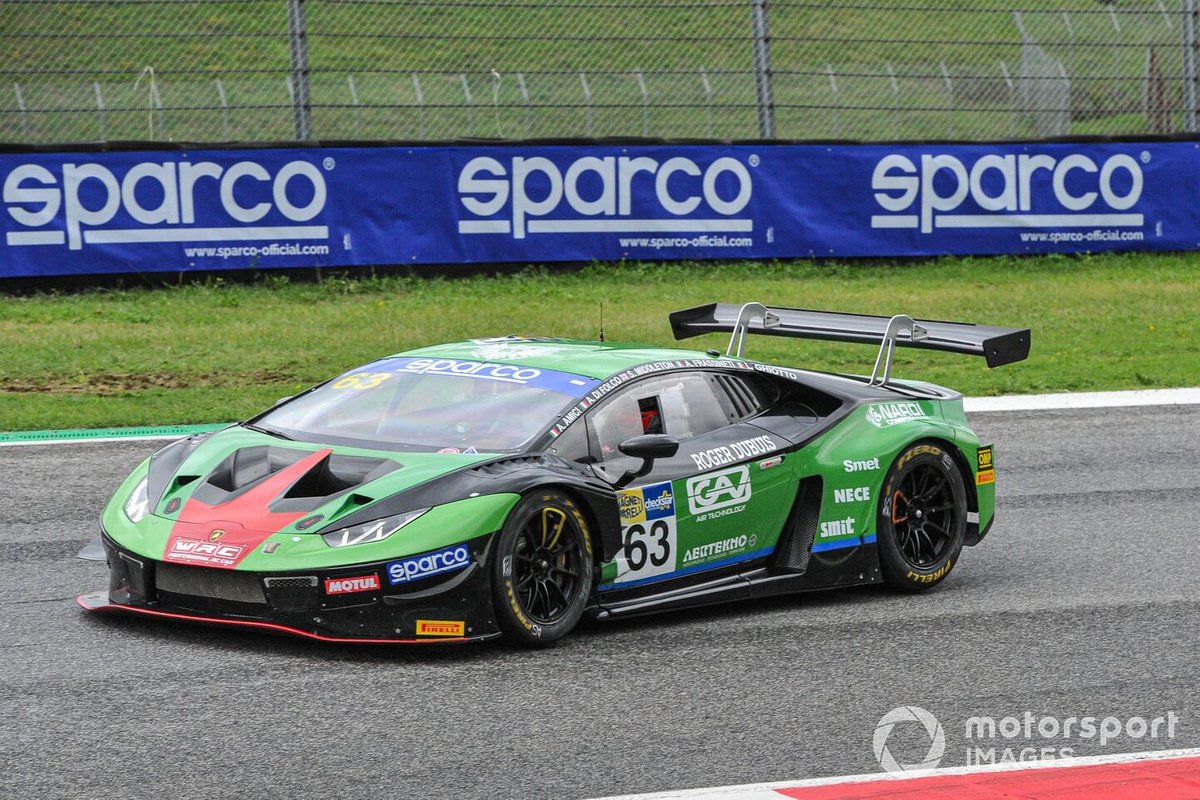 #63 Imperiale Racing, Lamborghini Huracán GT3 Evo: Luca Ghiotto, Alex Frassineti