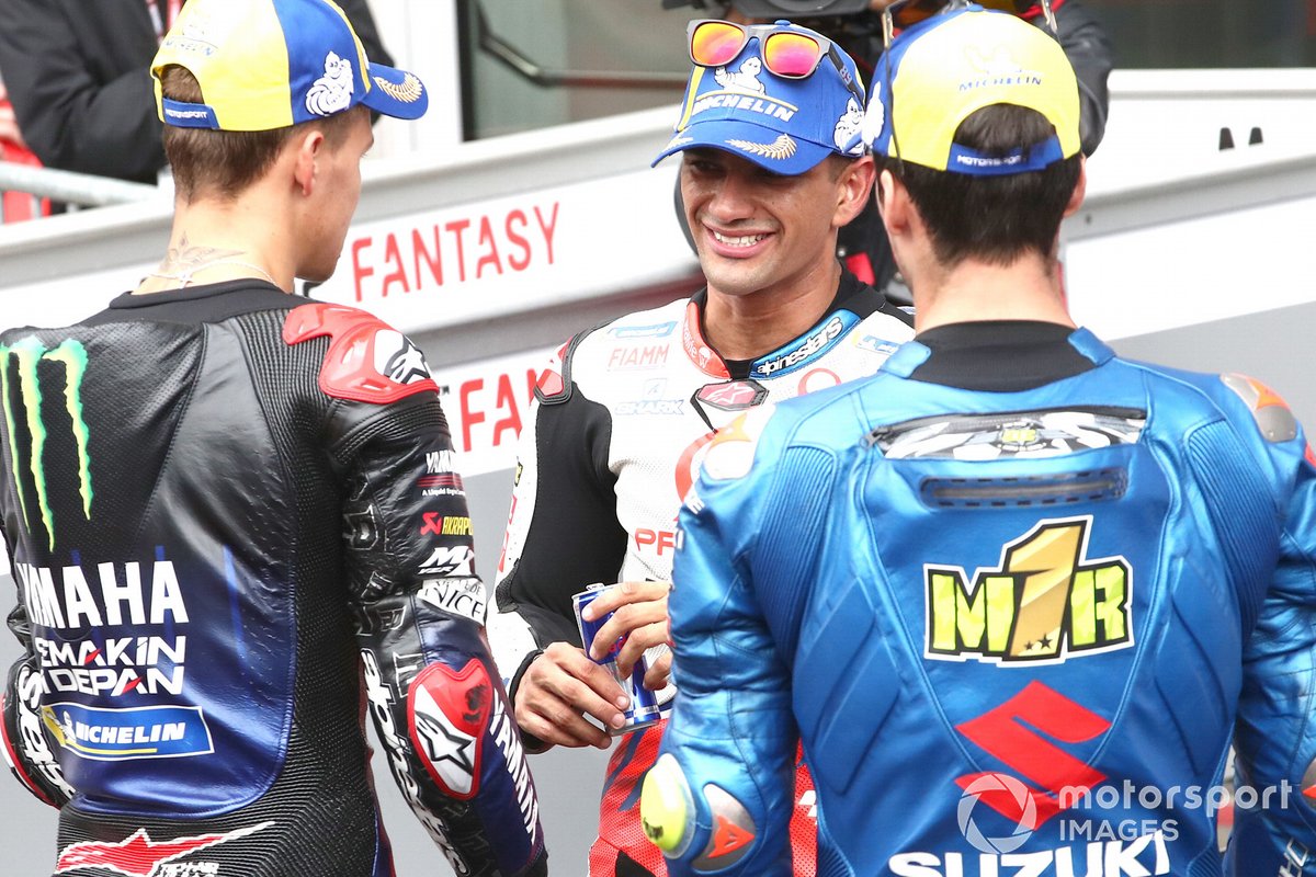 Fabio Quartararo, Yamaha Factory Racing, Jorge Martin, Pramac Racing, Joan Mir, Team Suzuki MotoGP