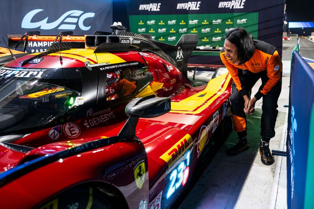 #95 United Autosports Mclaren 720S LMGT3 Evo: Darren Leung, Sean Gelael, Marino Sato, #51 Ferrari AF Corse Ferrari 499P: Alessandro Pier Guidi, James Calado, Antonio Giovinazzi
