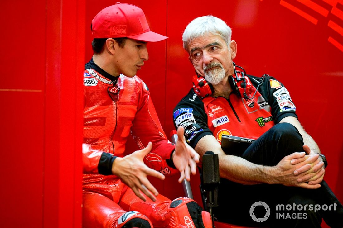 Marc Márquez, Equipo Ducati, Luigi Dall'lgna, Director General Ducati Corse