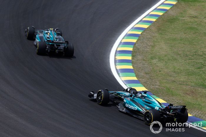 Fernando Alonso, Aston Martin AMR24, Lance Stroll, Aston Martin AMR24