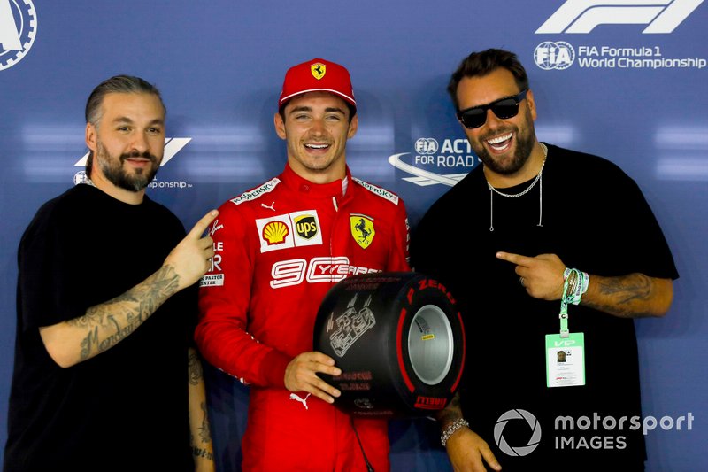 Обладатель поула Шарль Леклер, Ferrari