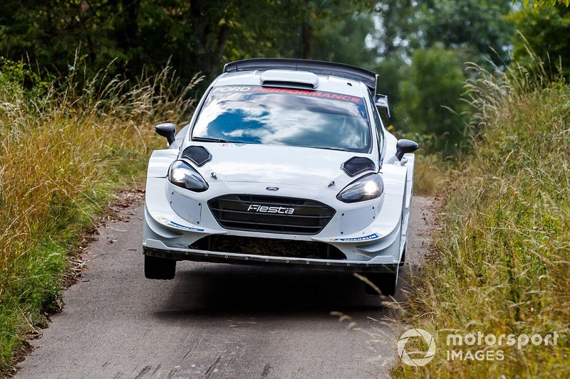 Valtteri Bottas prueba un M-Sport Ford Fiesta WRC