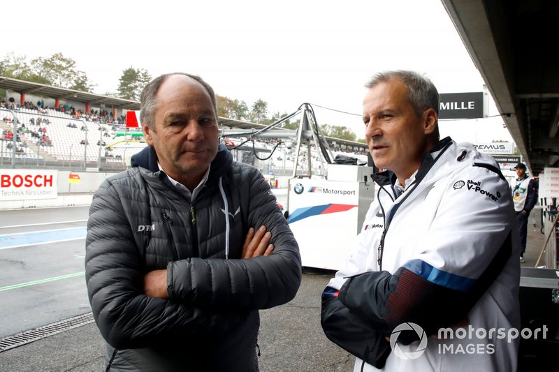 Gerhard Berger, Presidente ITR, Jens Marquardt, Direttore BMW Motorsport