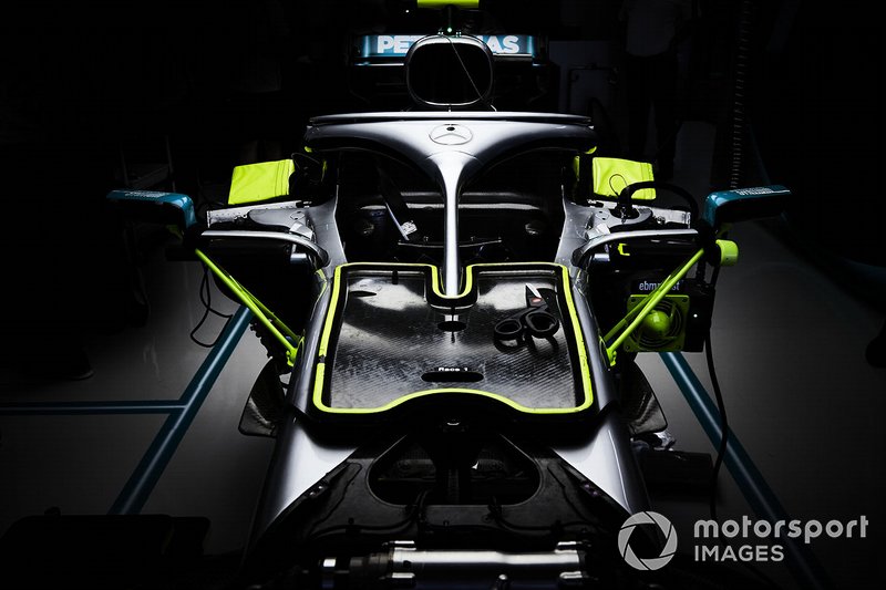 Mercedes AMG F1 W10 detalle