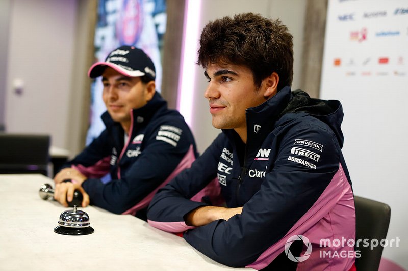 Sergio Pérez, Racing Point y Lance Stroll, Racing Point