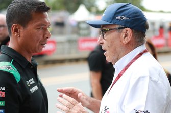 Carmelo Ezpeleta, Dorna CEO, Razlan Razali, Petronas Yamaha SRT