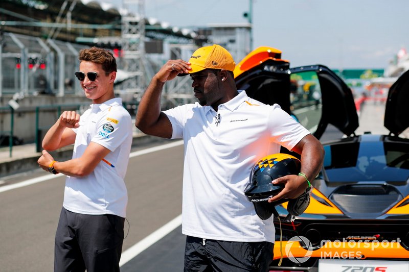 Lando Norris, McLaren et ASAP Ferg