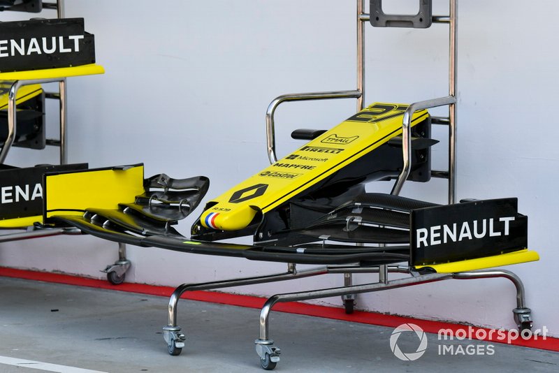 Alerón delantero del Renault R.S.19