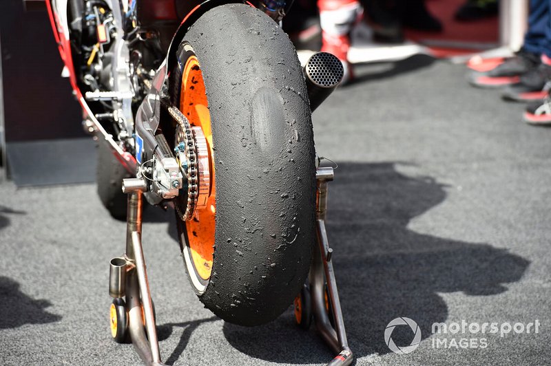 Marc Marquez, Repsol Honda Team, tyre