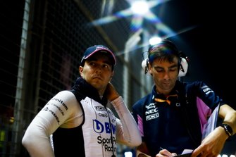 Sergio Perez, Racing Point on the grid