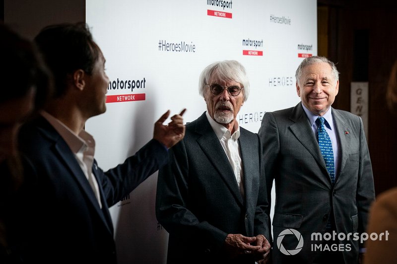 Jean Todt, FIA President and Bernie Ecclestone