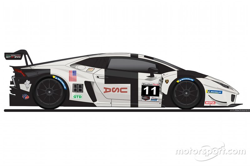 Magnus Racing Apollo 11 renk düzeni, Lamborghini Huracán GT3 EVO