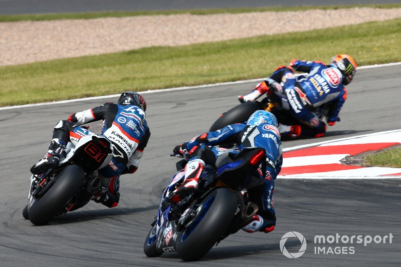 Michael van der Mark, Pata Yamaha, Jordi Torres, Team Pedercini, Marco Melandri, GRT Yamaha WorldSBK