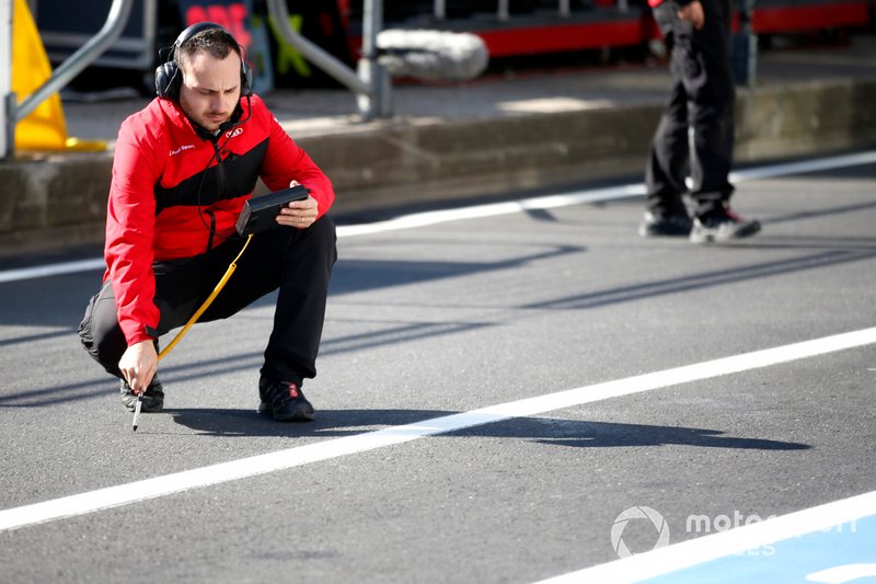 Davide Maino, Engineer of René Rast, Audi Sport Team Rosberg