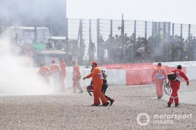 Fabio Quartararo, Petronas Yamaha SRT after his crash