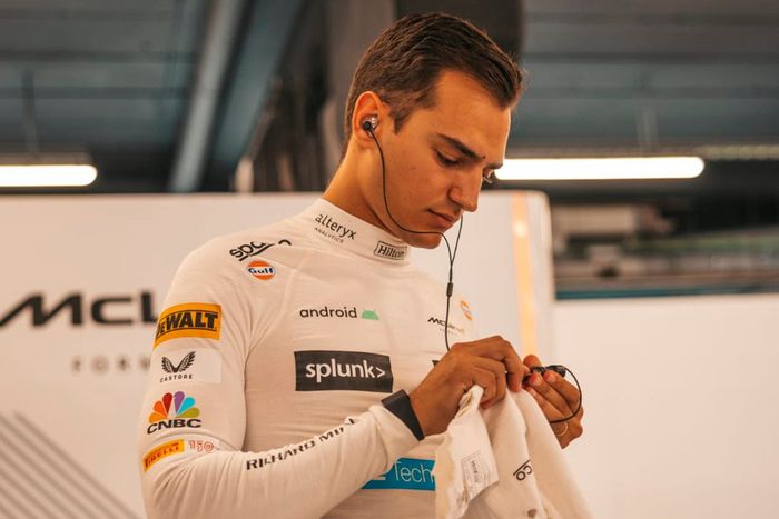 Alex Palou, test privado de McLaren F1 en Barcelona