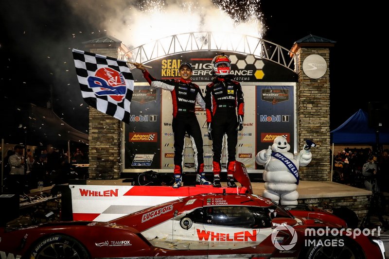 #31 Whelen Engineering Racing Cadillac DPi, DPi: Felipe Nasr, Pipo Derani, Eric Curran, podium