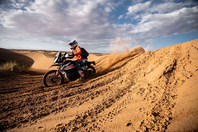 Motos en las dunas