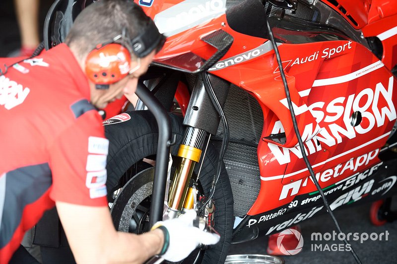 Ducati Desmosedici GP19: Gabel