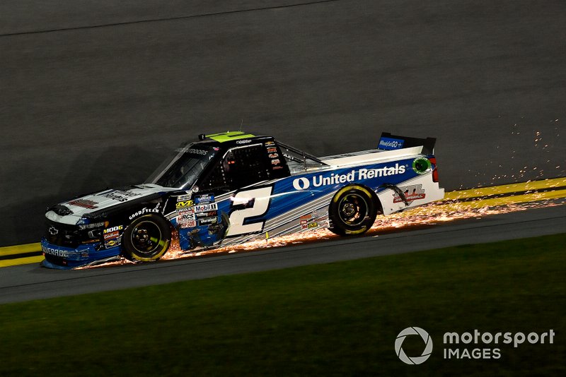 Sheldon Creed, GMS Racing, Chevrolet Silverado United Rentals/A.M.Ortega