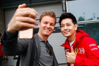 Jimmy Lin, Singer and Nico Rosberg Former F1 World Champion