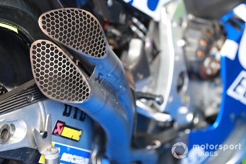 Team Suzuki MotoGP egzoz detay
